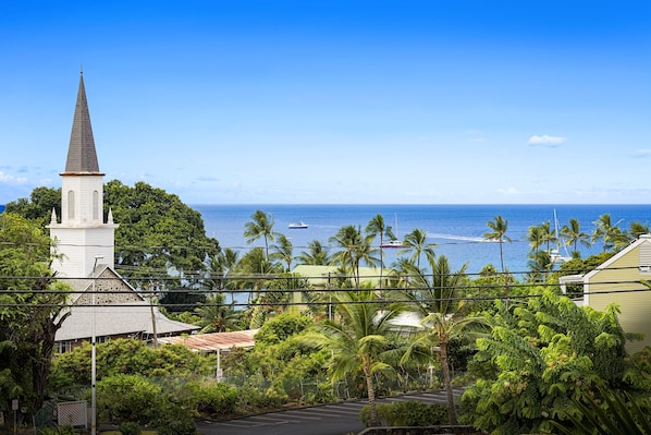 View of Downtown Kona near the Kailua Kona Pier