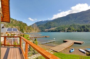 Views from the deck/sun room looking SE.