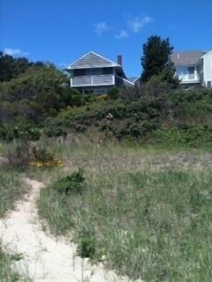 view of home from beach