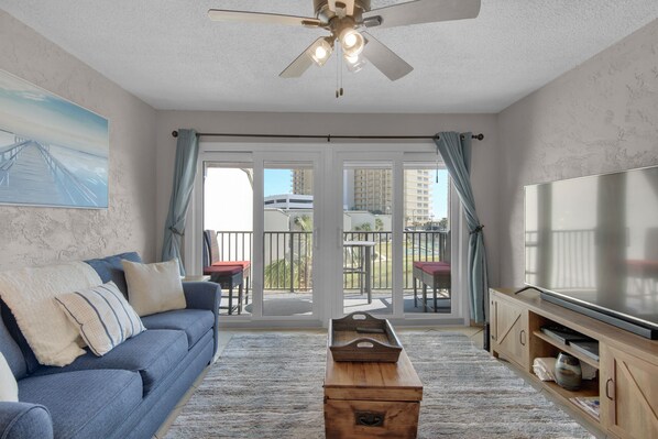 Spacious and open living room