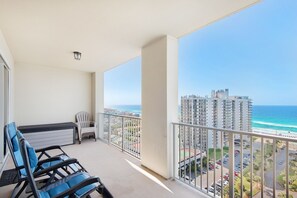 Spacious balcony