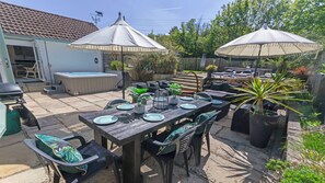 Outside dining area