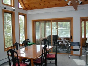Dining Area, table has extra leaves