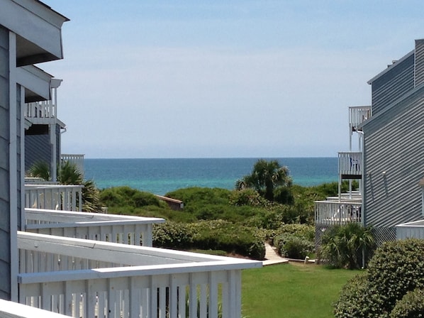 Gulf view from master deck.