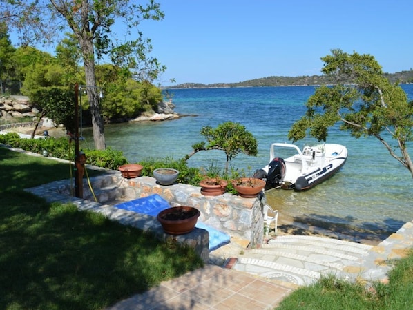 Seaview and private beach