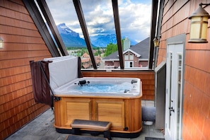 Bain à remous extérieur