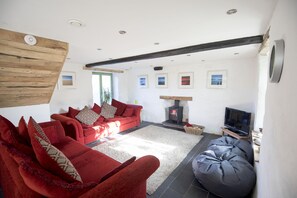 Light the fire, relax and catch up or watch a film