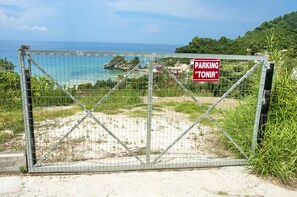 Das private Parkplatz von das Ferienhaus Tonia