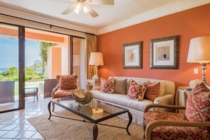 Newly Re- Designed Living Room with High End Furnishings 
