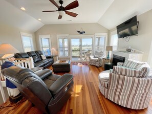 Living Area with TV, Second Floor