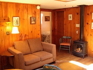 The Living Area with double bedroom