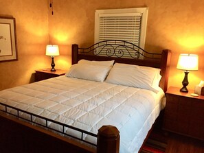 The King Room at bedtime