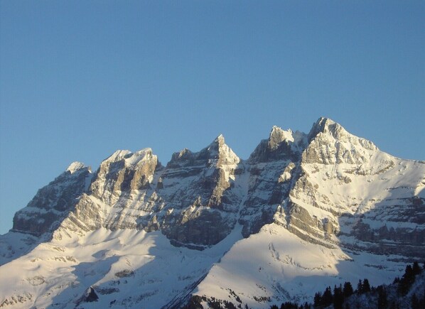 Dents du Midi - View from the terrace