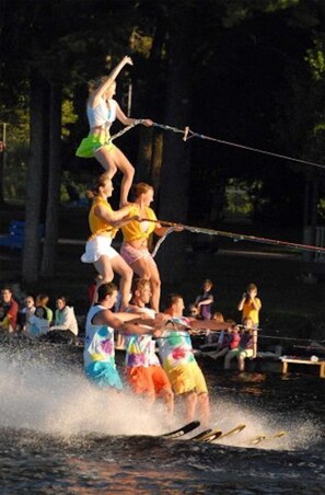 Ski Show on Thursday evenings on waterfront.