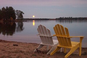 Rising Moon over Sparrow Lake