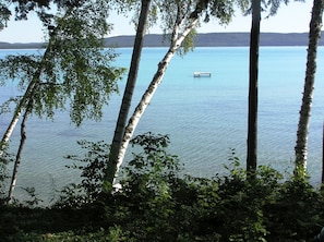 View of private raft from deck