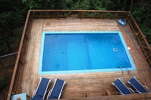 Swimming pool with sundeck