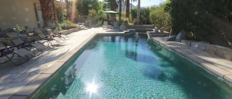 Pinyon House Back Yard & Pool