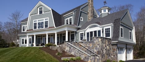 A view of the home from the driveway.