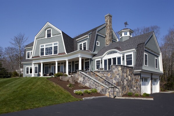 A view of the home from the driveway.