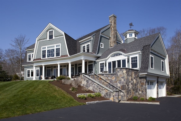 A view of the home from the driveway.