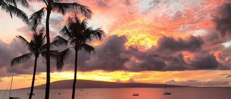 Sunset from our Lanai