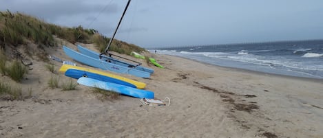 Wide Sandy Beach on the Chesapeake Bay.
