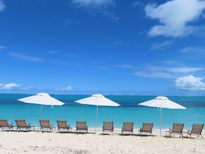 steps to Grace bay beach, Turks and Caicos