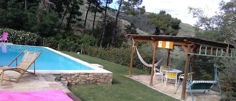 piscina, gazebo