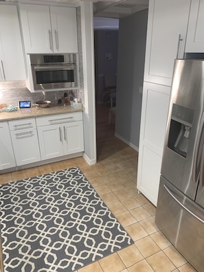 Beautiful state of the art kitchen with ocean views.