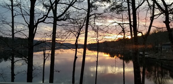 Sunrise from upper deck