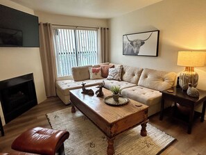Living room. New luxury Vinyl throughout