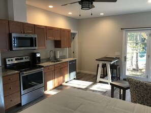 Fully stocked kitchen 