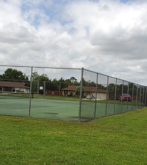 Community tennis courts.