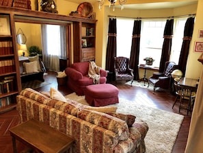 Living room (View from the kitchen)  Couch includes a Queen size sleeper 