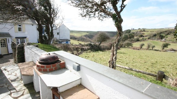 Barbecue area and view