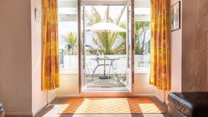 Door out to terrace patio