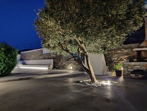 Part of the terrace and a seating area for all