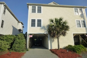Stunning ocean front home with private walkway to the golden sands of Topsail