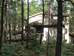 View as you approach from the golf hole's tee