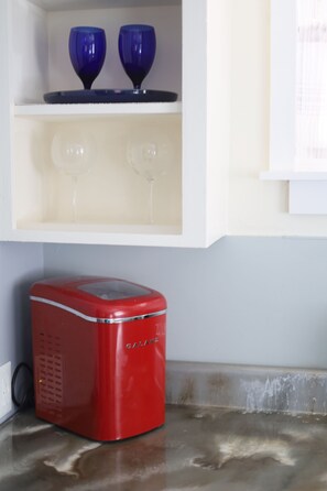 Ice maker.