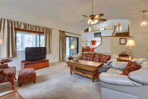 Living room with TV