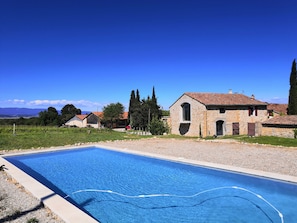 House viewed from the pool