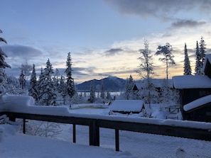 View from front deck across to Mount 7