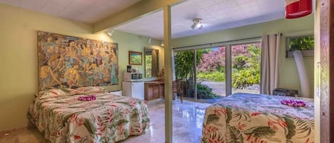 Plumeria Room with two queen size beds