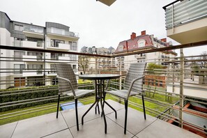 Blick vom Balkon