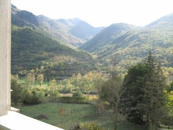 La vue du balcon