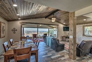Main Living Space | Open Floor Plan | Free WiFi | Central A/C & Heating