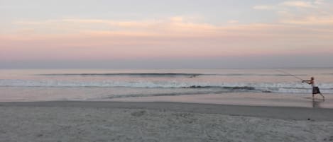 Wake up to beautiful sunrises at Garden City Beach!