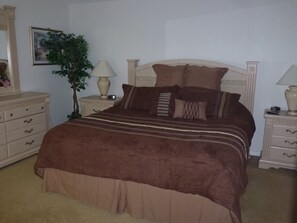 Master Bedroom with King bed